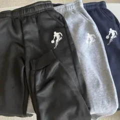 130サイズ バスケットボールデザイン ロングパンツ