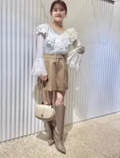 スナイデル　snidel 構築ショートパンツのサムネイル