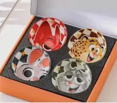 【新品・未開封】ズートピア 陶磁器製ボウル お茶碗 4個セット