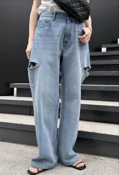 ☆新品未使用☆LevisRIBCAGEワイドシルエットハイライズストレート