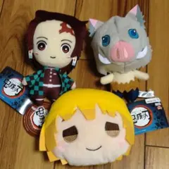 鬼滅の刃　ぬいぐるみ・パスケース　セット
