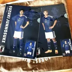 이치방쿠지 サッカー日本代表 堂安律 鈴木淳之介 クリアファイル ステッカー