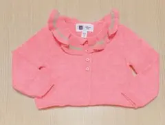 GAP Disney baby フリルカーディガン ピンク 12-18M