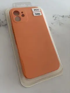 iPhone12［オレンジ］シリコンケース