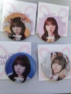 ミイヒ　MIHI 缶バッジ 4個セット