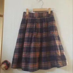 【未使用】PAGEBOY　ページボーイ　チェックス柄スカート　レディース　秋冬