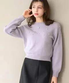 MISCH MASCH ■2024秋冬新作■フラッフィービジューニット