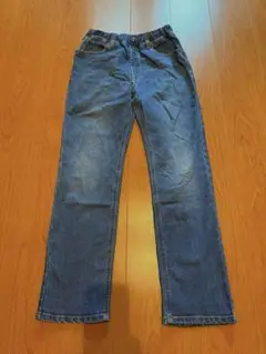 EDWIN ブルー ストレートデニムパンツ 160cm