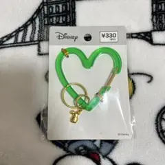 ディズニー　カラビナ　グーフィー　ハート