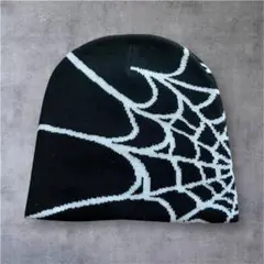 ビーニー 帽子 y2k 海外ストリート ユニセックス ニット帽 スパイダー