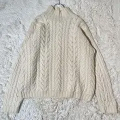ポロバイラルフローレン ハンドニット セーター ケーブル アルパカ混 サイズLL