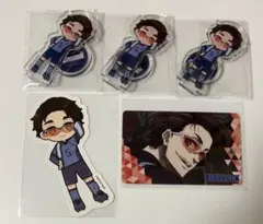 ブルーロック 雪宮剣優 ダイソー アクスタ アクリルスタンド ステッカー カード