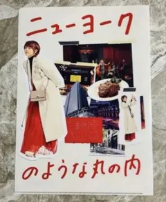 SALE⭐︎高畑充希 三菱地所 A4クリアファイル 【ニューヨークのような丸の内】