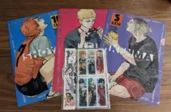 ハイキュー!! 最強ジャンプ 付録 しおり 両面デザインカード クリアファイル