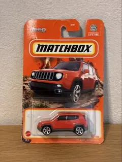マッチボックス 2019 JEEP RENEGADE ジープ レネゲード 橙のサムネイル