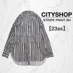【定価1.6万＊美品】CITYSHOPストライププリントシャツ ベイクルーズのサムネイル
