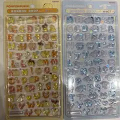 ボンボンドロップシール　サンリオ　もじ　正規品　ポムポムプリン　シナモロール