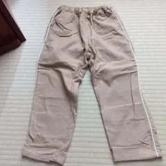 ベージュ サイドライン 長ズボン 110