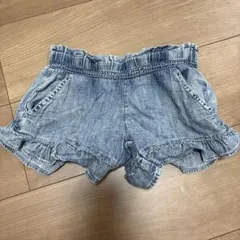 GAP フリル付きデニムショートパンツ XS