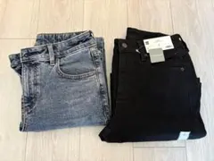 GU スリムフレアパンツ