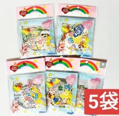 Care Bears ケアベア フレークシール ステッカー 100枚入　5袋