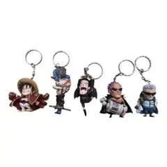 ワンピース ルフィ キーホルダー 5体セットのサムネイル