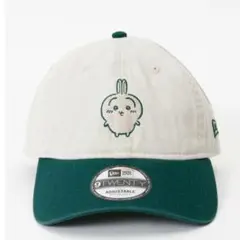 うさぎちいかわNew Era 9TWENTY刺繍ベースボールキャップフリーサイズ NEW ERA® 9TWENTY™ うさぎ STONE / MIAMI GREEN