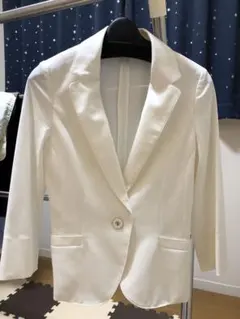 ホワイト テーラードジャケット