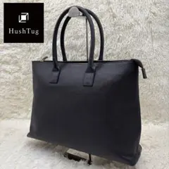 【極美品】ハッシュタグ トートバッグ ビジネス 本革 大容量 ダークネイビー