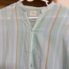 AMERICAN HOLIC ストライプ シャツワンピース ロング F