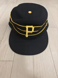 【名作】New Era ピッツバーグ・パイレーツ ピルボックス キャップ 黒 黄のサムネイル