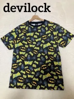 devilock 総柄Tシャツ　バットマンTシャツ　希少　ヴィンテージ　ロゴのサムネイル