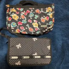 LeSportsac　多機能ポーチ＆バッグインバッグ+選べるオマケ