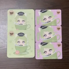 刀猫男士 とうにゃん cafe カフェ　毛利藤四郎　ラミカ　コースター