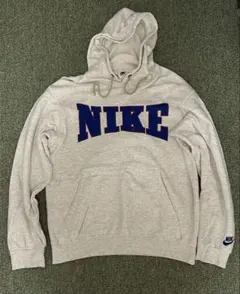 "00s nike" hoodie M grey 白タグ　パーカー
