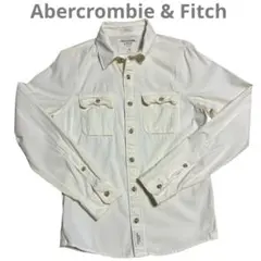 Abercrombie&Fitch アバクロ ワイシャツ Yシャツ M 白　S