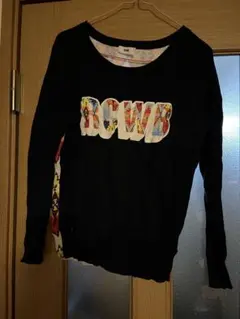 RODEO CROWNS 長袖 トップス ロゴ入り コットンニット セーター