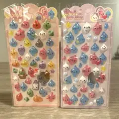 新品未開封☆しずくちゃん ぷくぷくシール シール 2枚セット
