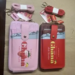 ロッテ ガーナチョコ チャーム付きスマホショルダーポーチ