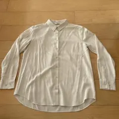 UNIQLO オフホワイト 長袖シャツ Mサイズ