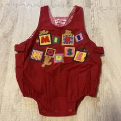 ミキハウス☆新品☆ロンパース☆サロペット☆ダルマオール☆90㌢☆レトロ☆タグ付き mikihouse（ロンパース）のフリマアイテム一覧