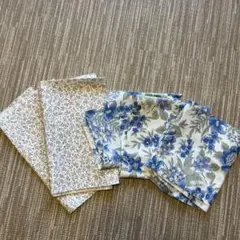 はぎれ　花柄生地　ハギレ　まとめ売り　5枚