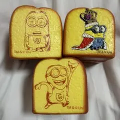 ミニオン　スクイーズ　食パン 3点セット