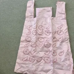 リンゴ柄エコバッグ
