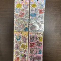 バ*ん様 かおりつきウォーターシール　平成女児　4枚セット