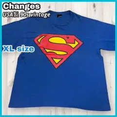 【USA製 90s ヴィンテージ】スーパーマン Changes プリントTシャツ