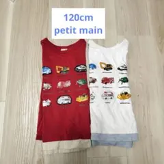 petit main 車両プリント 120cm