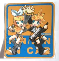 鏡音リン 鏡音レン インカーステッカー ステッカー