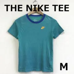 値下　C0603A14【THE NIKE TEE】ロゴししゅうTシャツ　L　緑系のサムネイル