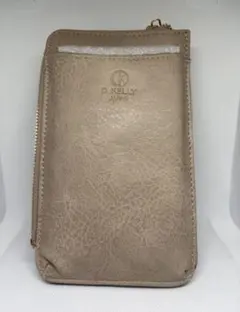 【新品】D.KELLY グレージュ　ショルダーバッグ